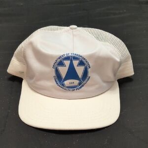 New Era White and Blue Mesh Cap